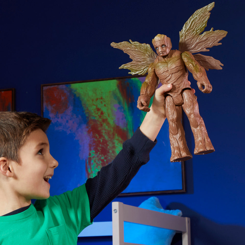Marvel Guardians of the Galaxy Vol. 3 Titan Hero Series Deluxe Blast 'N Battle Groot Figure