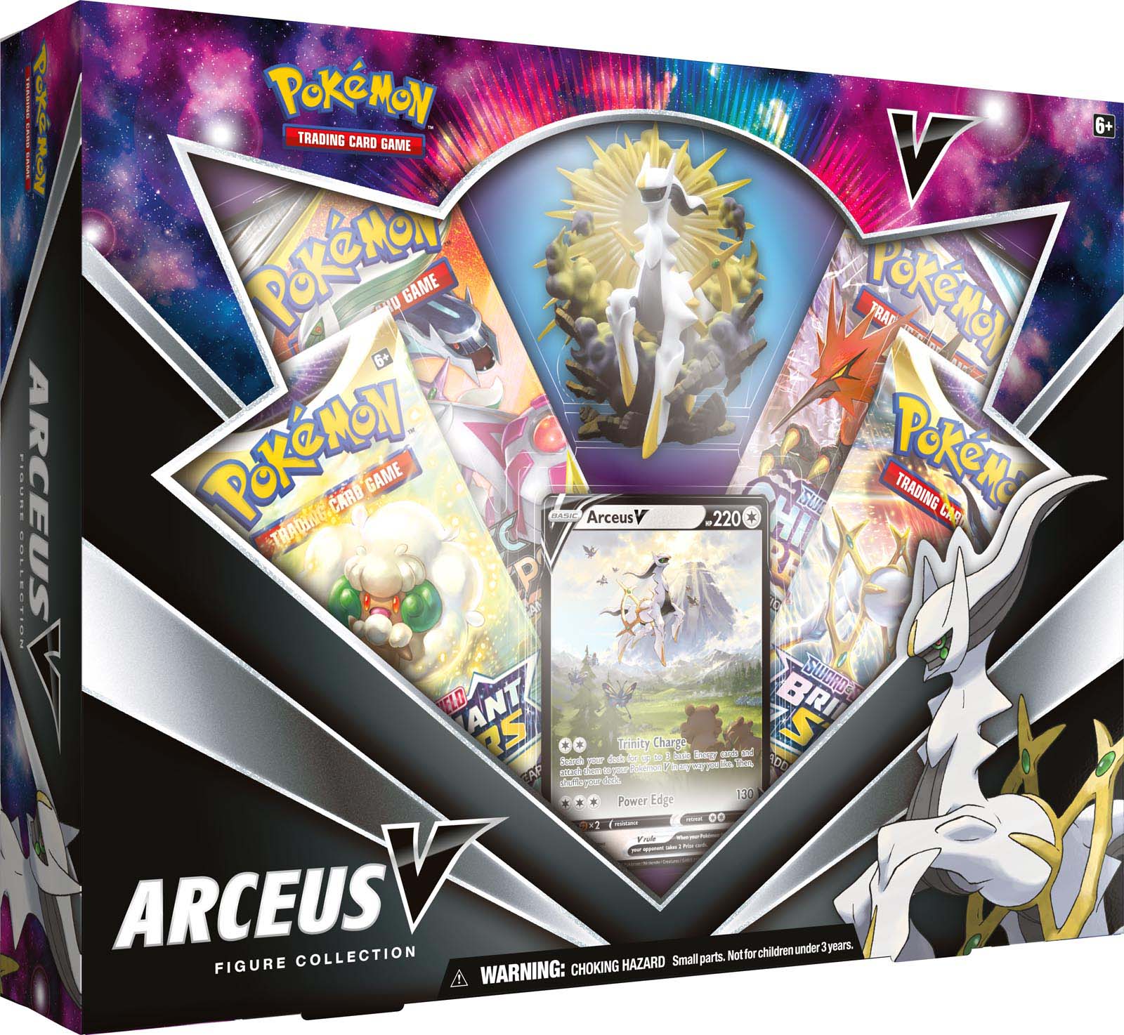 Hot Deal: Collectible Pokemon TCG Arceus V Figure Set with Promo Card and Booster Packs