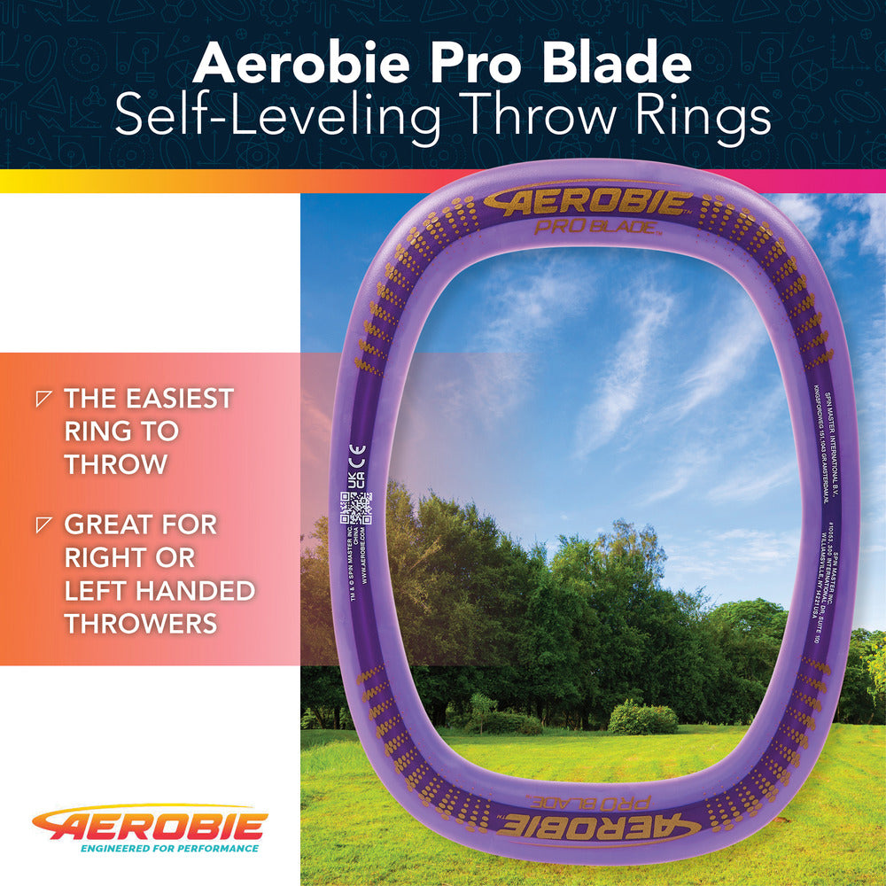 Hot Deal! Purple Aerobie Pro Blade - Ideal Self - Leveling Throw Ring for All Ages