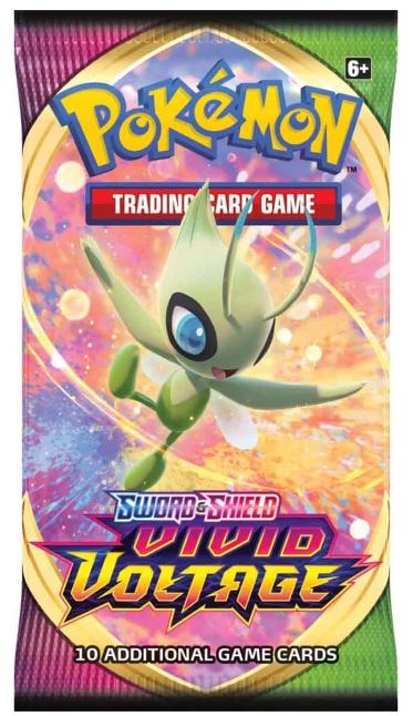 Hot Deal! Pokémon Sword & Shield - Vivid Voltage Booster Pack for Card Collection