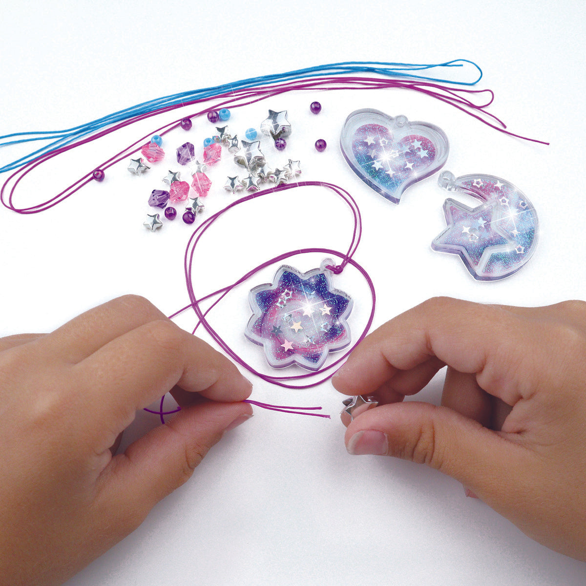 Hot Sale! Nebulous Stars Resin Portal Jewelry Craft Kit for Creating 8 Glittering Jewels