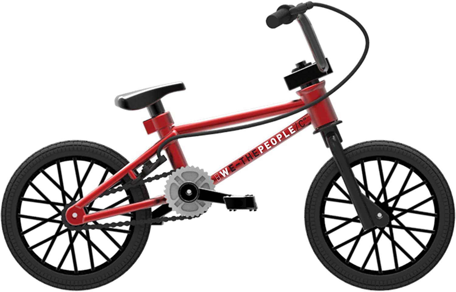 Hot Deal! Tech Deck Single Replica Miniature Wethepeople Red BMX Bike for Kids and Collectors