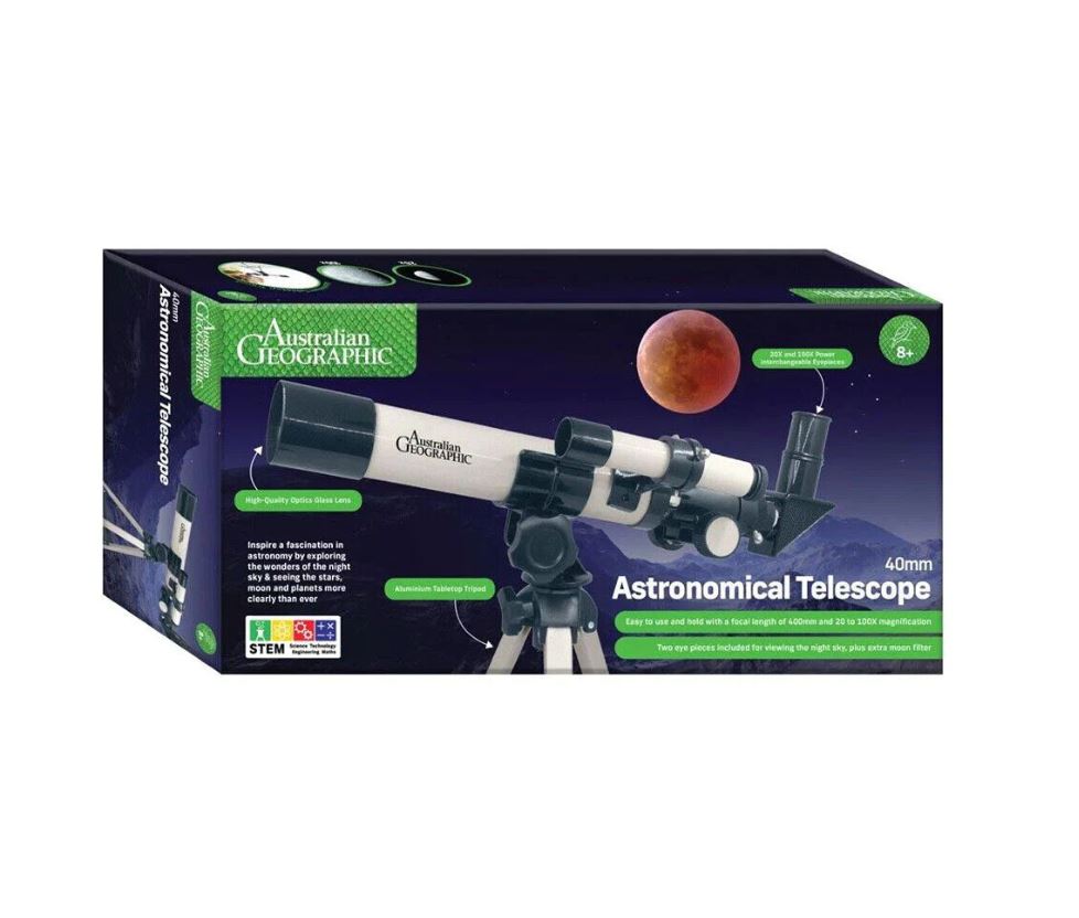 Hot! Australian Geographic 40Mm Astro Telescope
