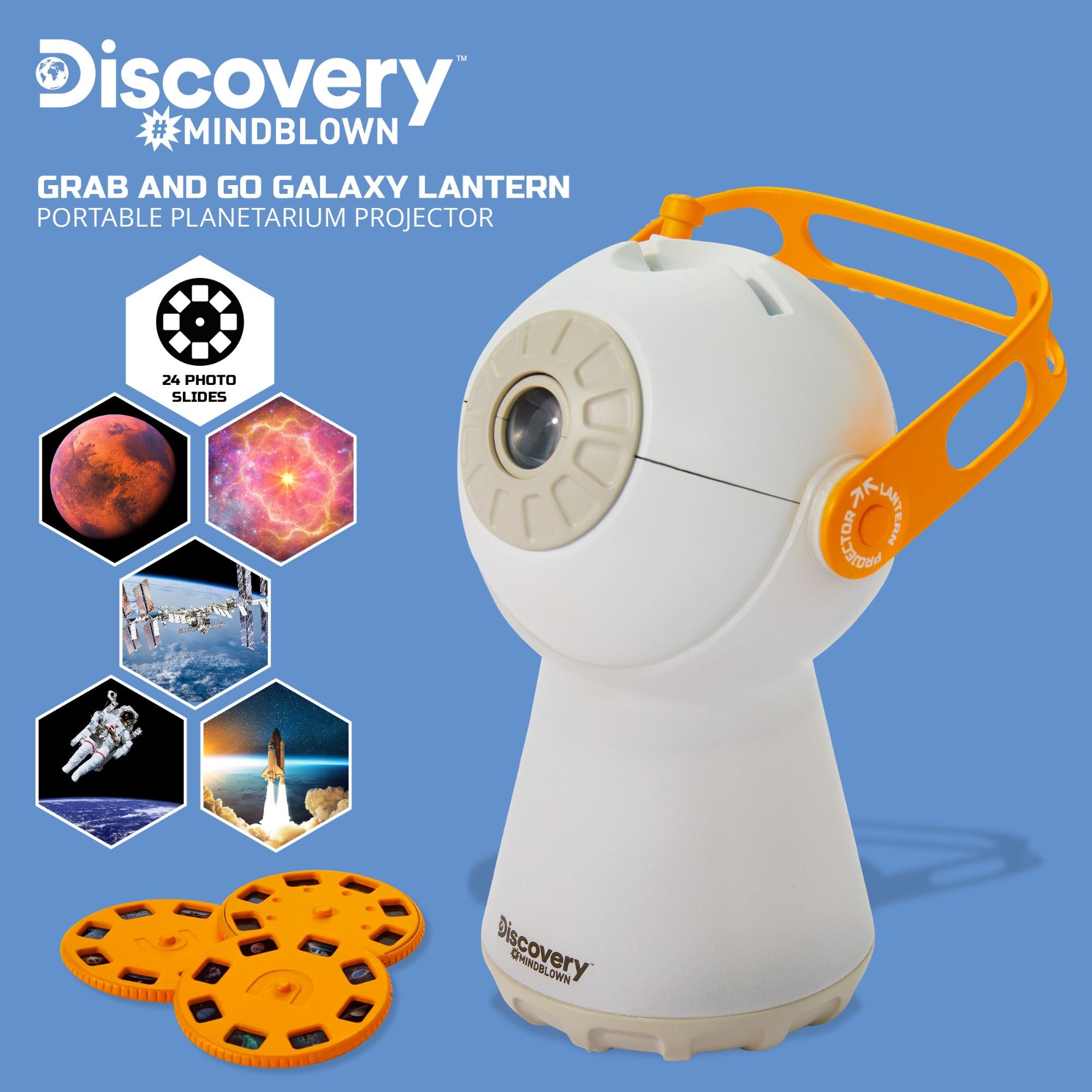 Hot! Discovery Grab & Go 2-in-1 Galaxy Lantern for Kids