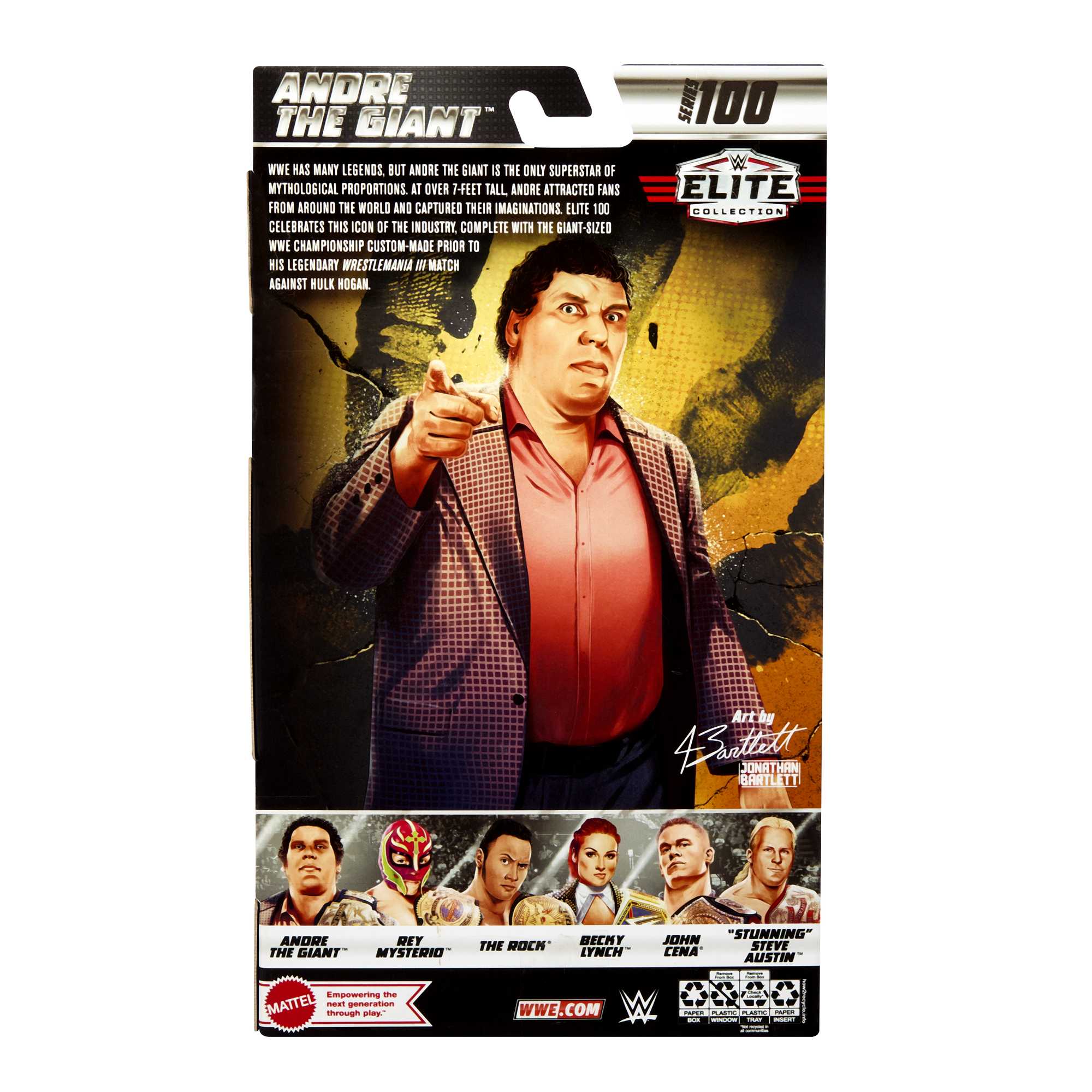Hot! WWE Elite Collection Series 100 Andre The Giant Figure