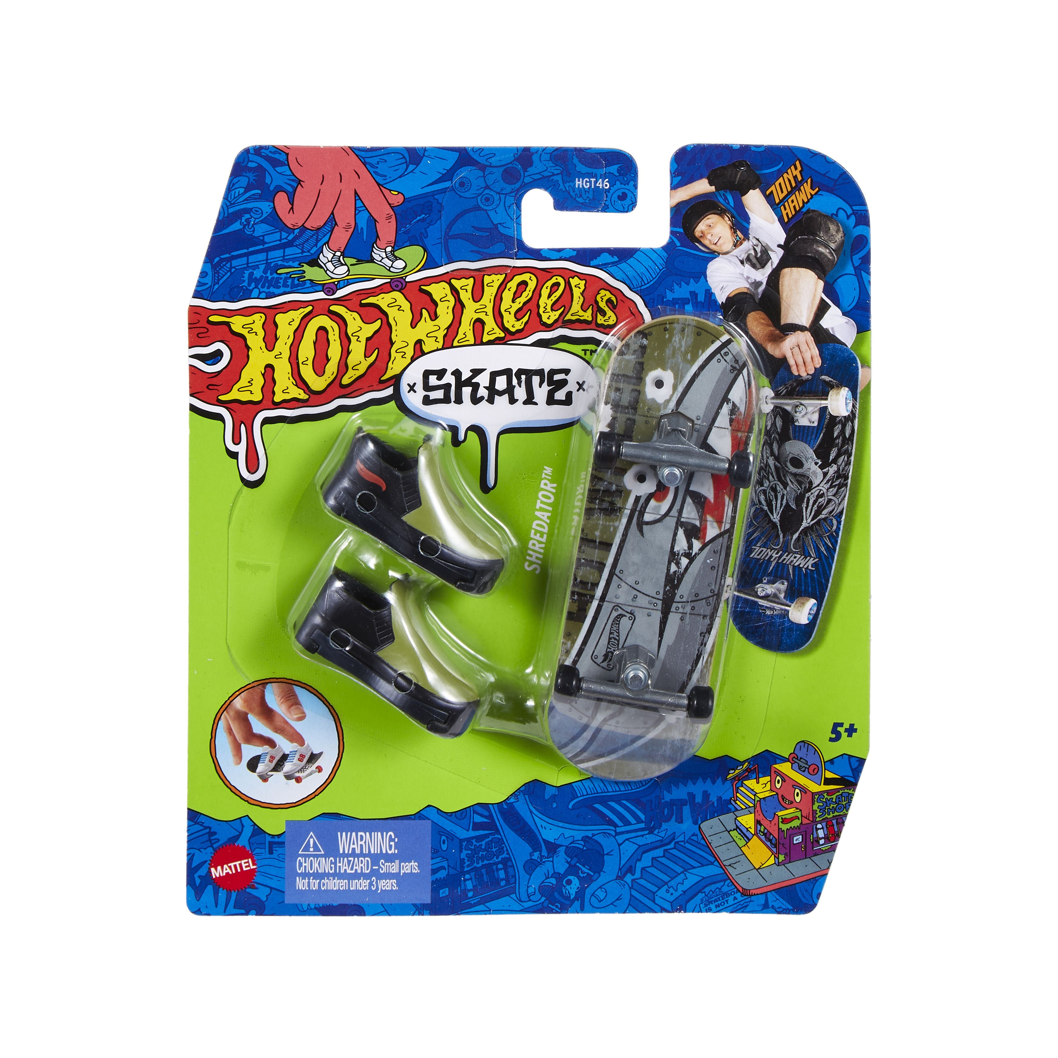 Hot Wheels Skate Fingerboard Single Pack - Undisputed 2/4 Shredator (Limited Stock!)