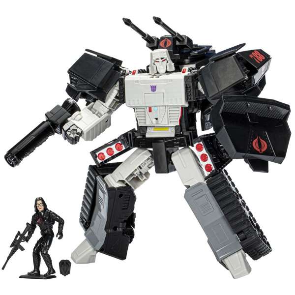 Hot! Transformers G.I. Joe Mash-Up: Decepticon Megatron H.I.S.S. Tank Set