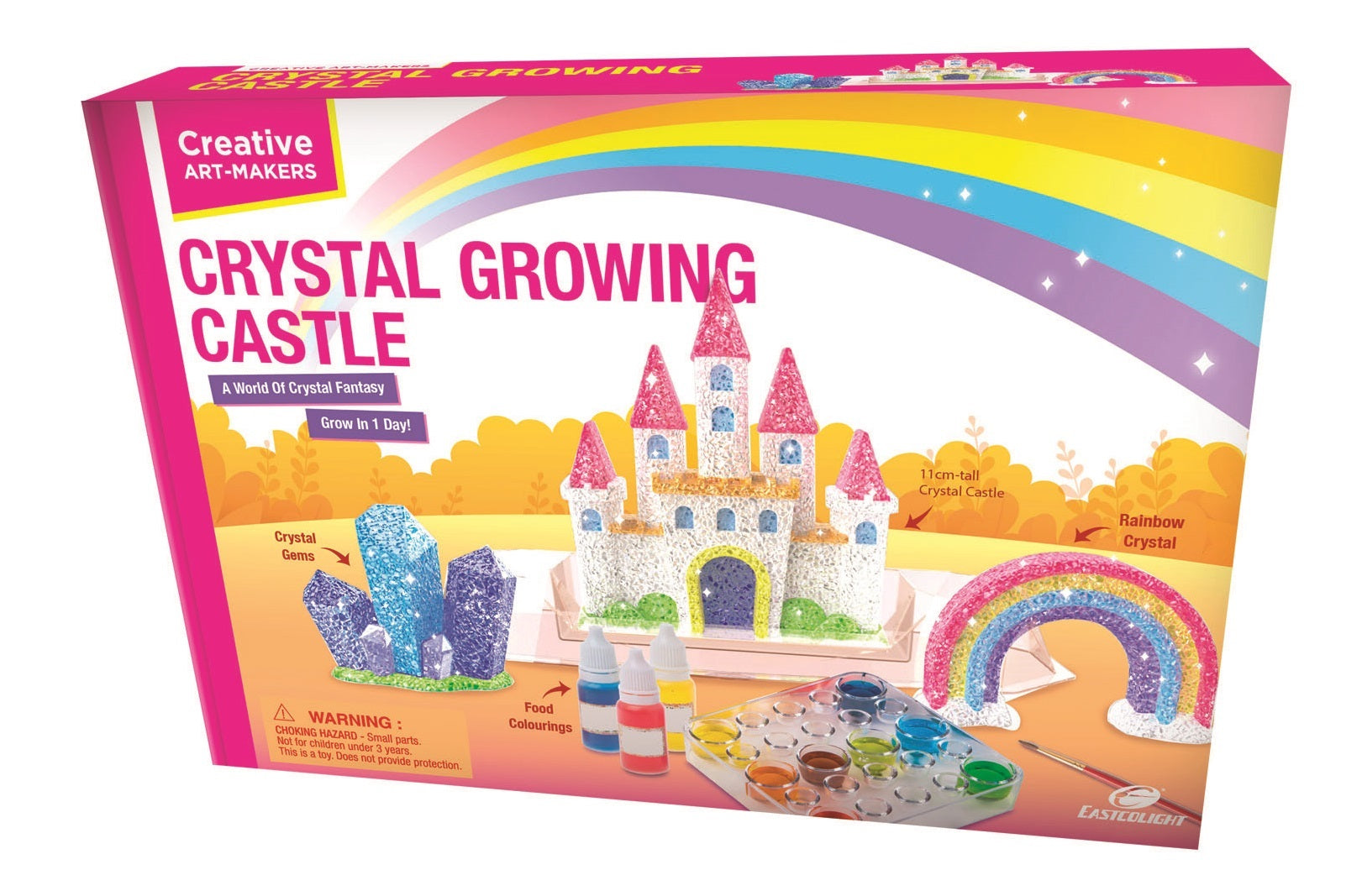 Exclusive DIY Crystal Growing Castle Kit for Creative Art Lovers