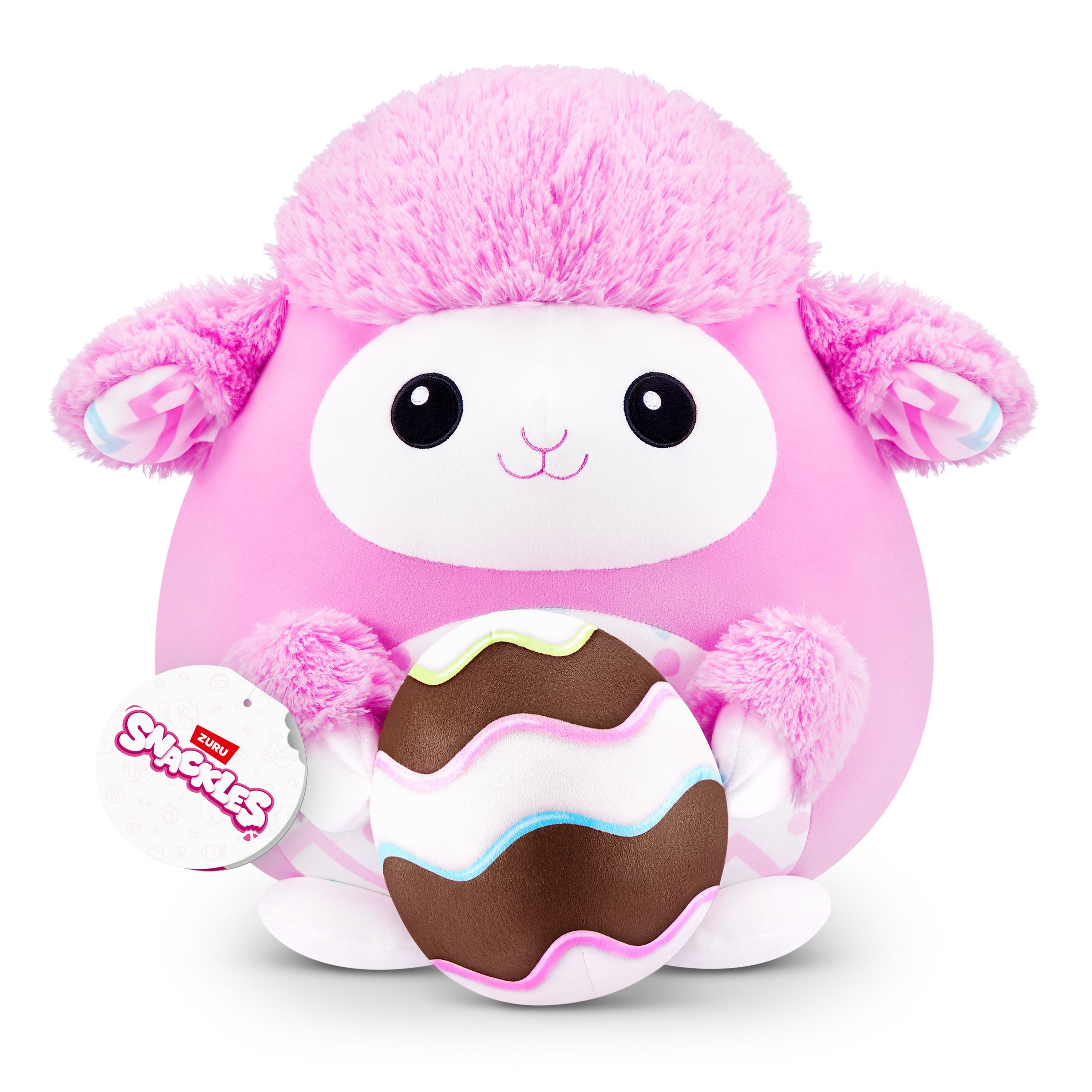 Limited Edition ZURU Snackles 14-Inch Easter Plush Toys - Anna Sheep, Collectible Treat!