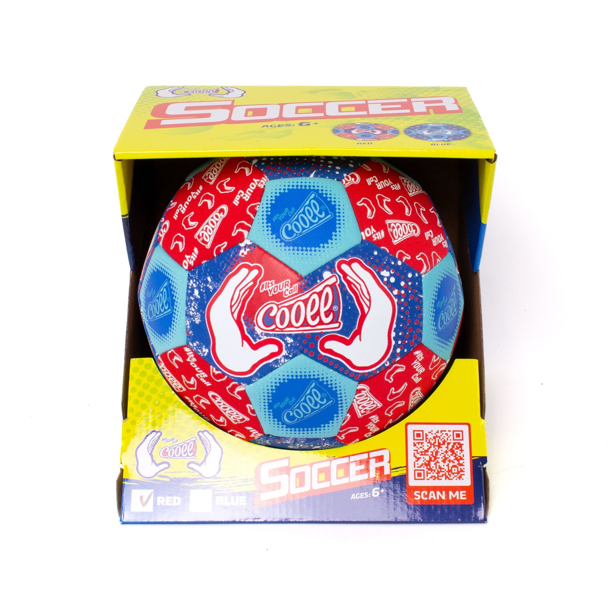 Cooee Red Neoprene Mini Soccer Ball - Great Deal