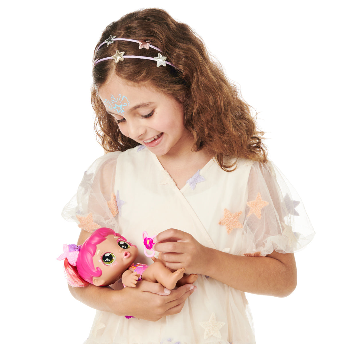 Hot Sale! Kindi Kids Dress - Up Magic Baby Doll - Sister Tulla Tropics Mermaid Toy