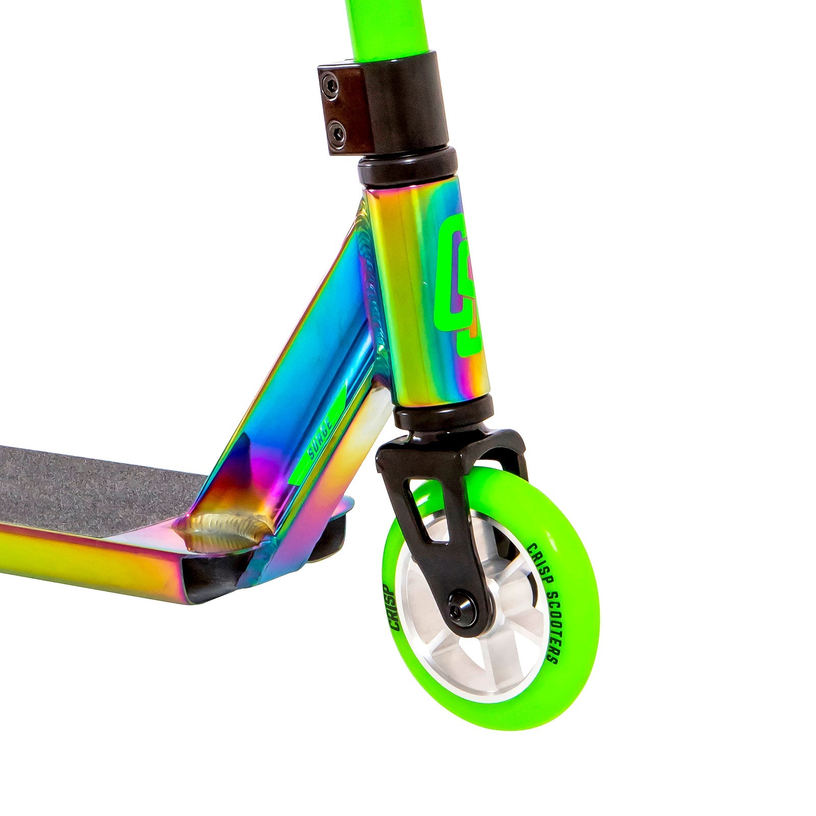 Hot Deal! Crisp Surge Chrome Green Scooter