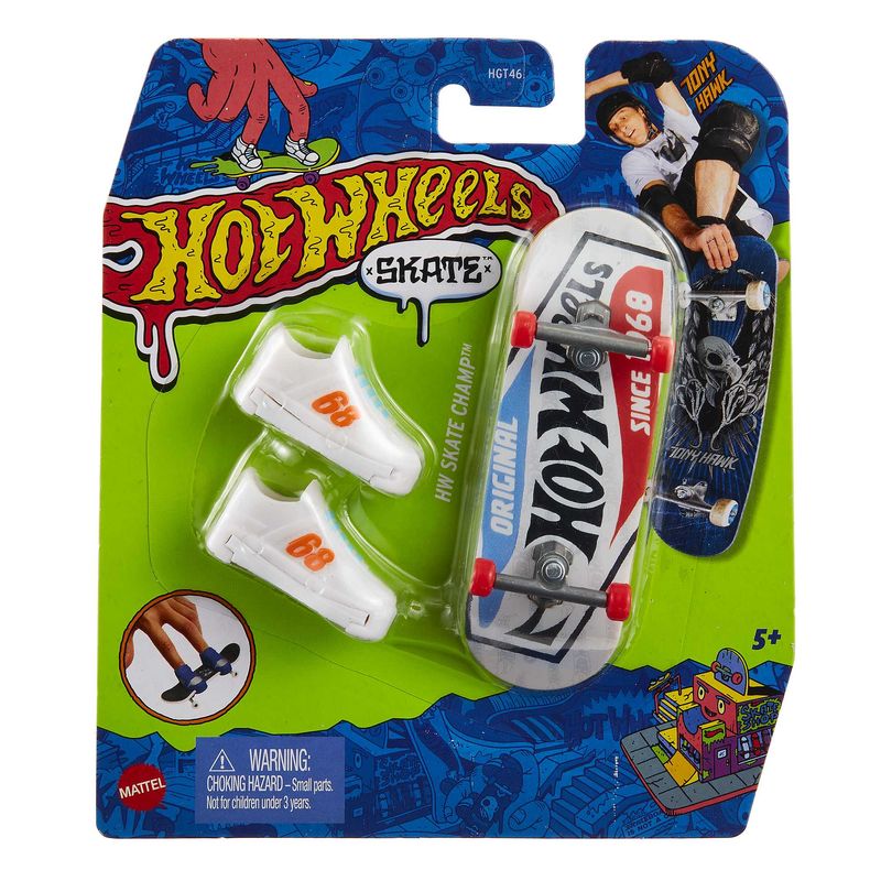 Hot Wheels Skate Fingerboard Single Pack - Ideal for Young Skate Enthusiasts