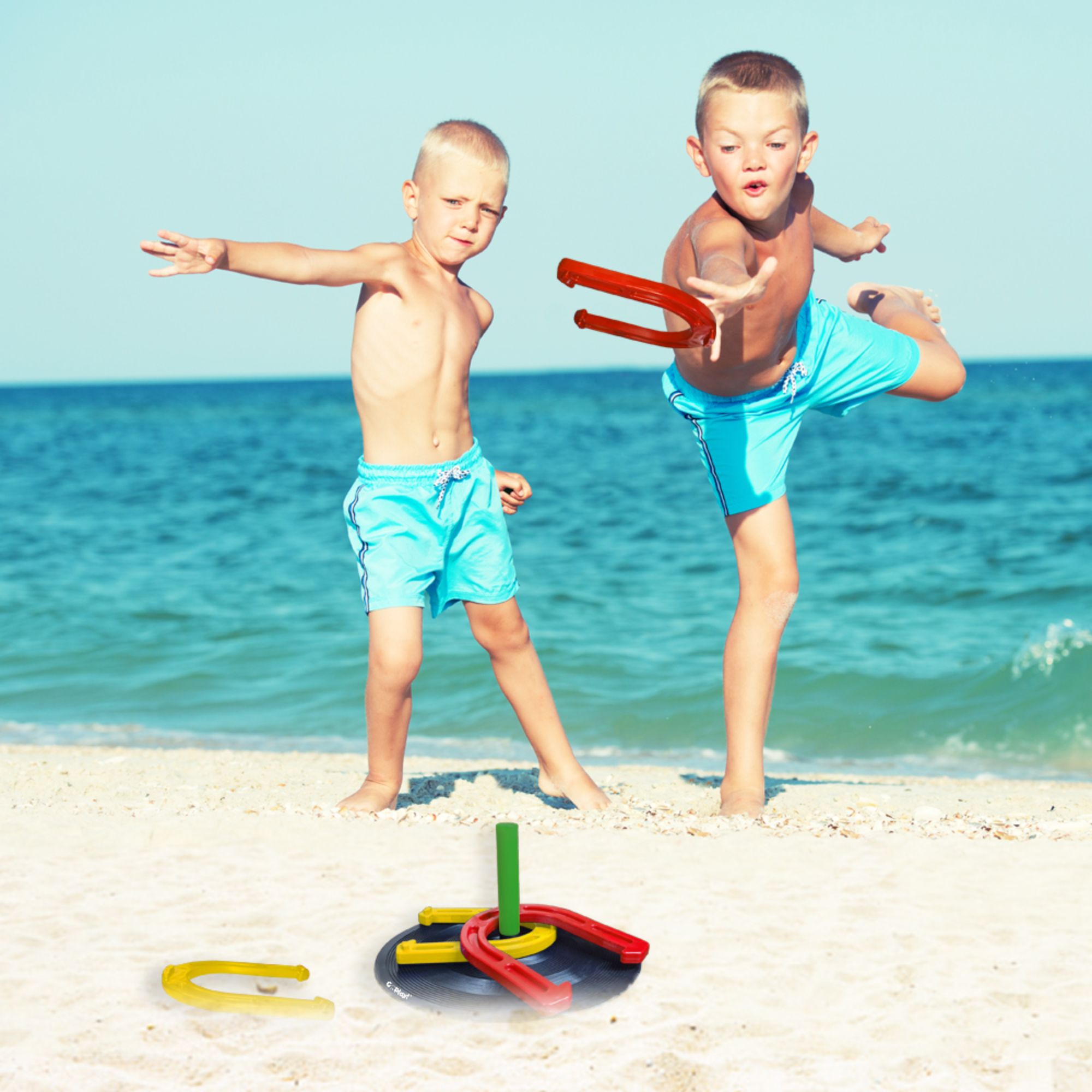 Hot Sale! Family-Friendly Go Play Horseshoe Game Set for Indoor & Outdoor Fun