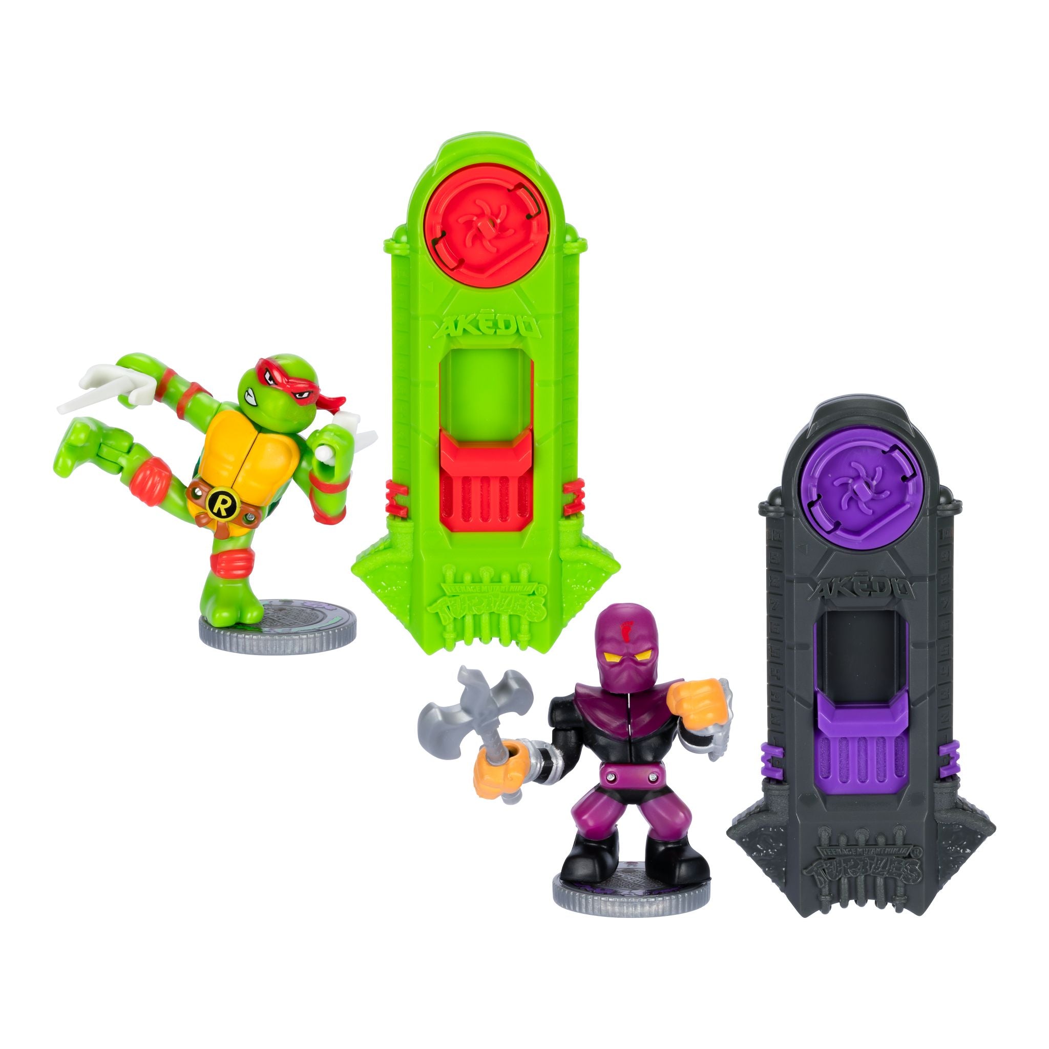 Akedo TMNT S3 Versus Pack: Raphael vs Foot Soldier - Epic Battle Set