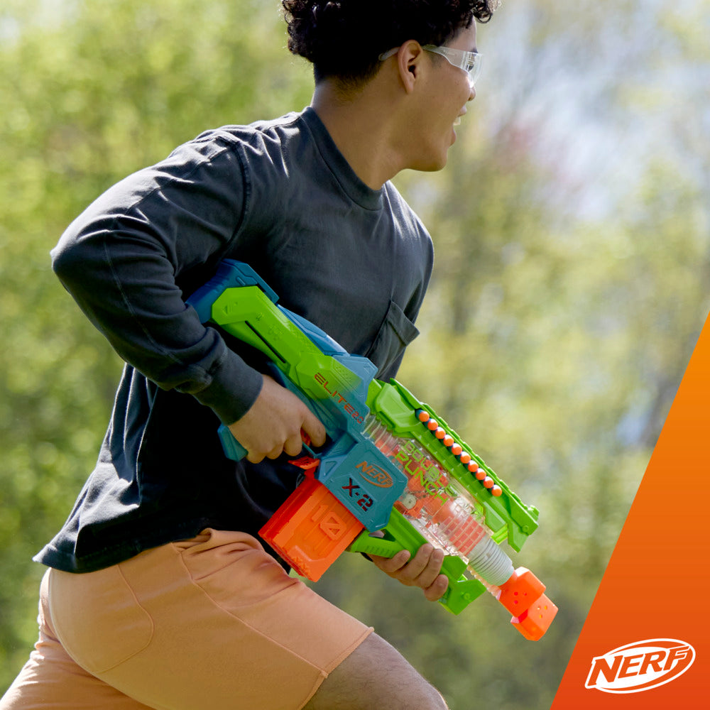 Hot Deal! Nerf Elite 2.0 Double Punch Motorized Dart Blaster for Exciting Kids' Play