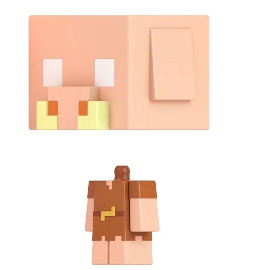 Hot Sale! Collectible Minecraft Piglin Mob Head Miniature Figures