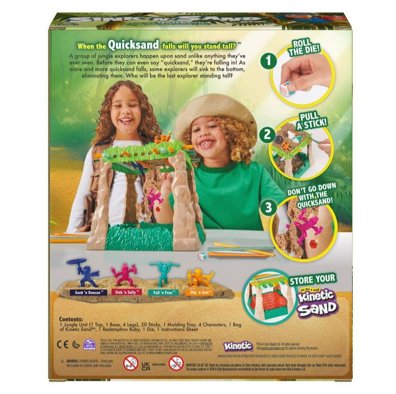Hot Deal! Spin Master's Sink N Sand Family Board Game with Kinetic Sand