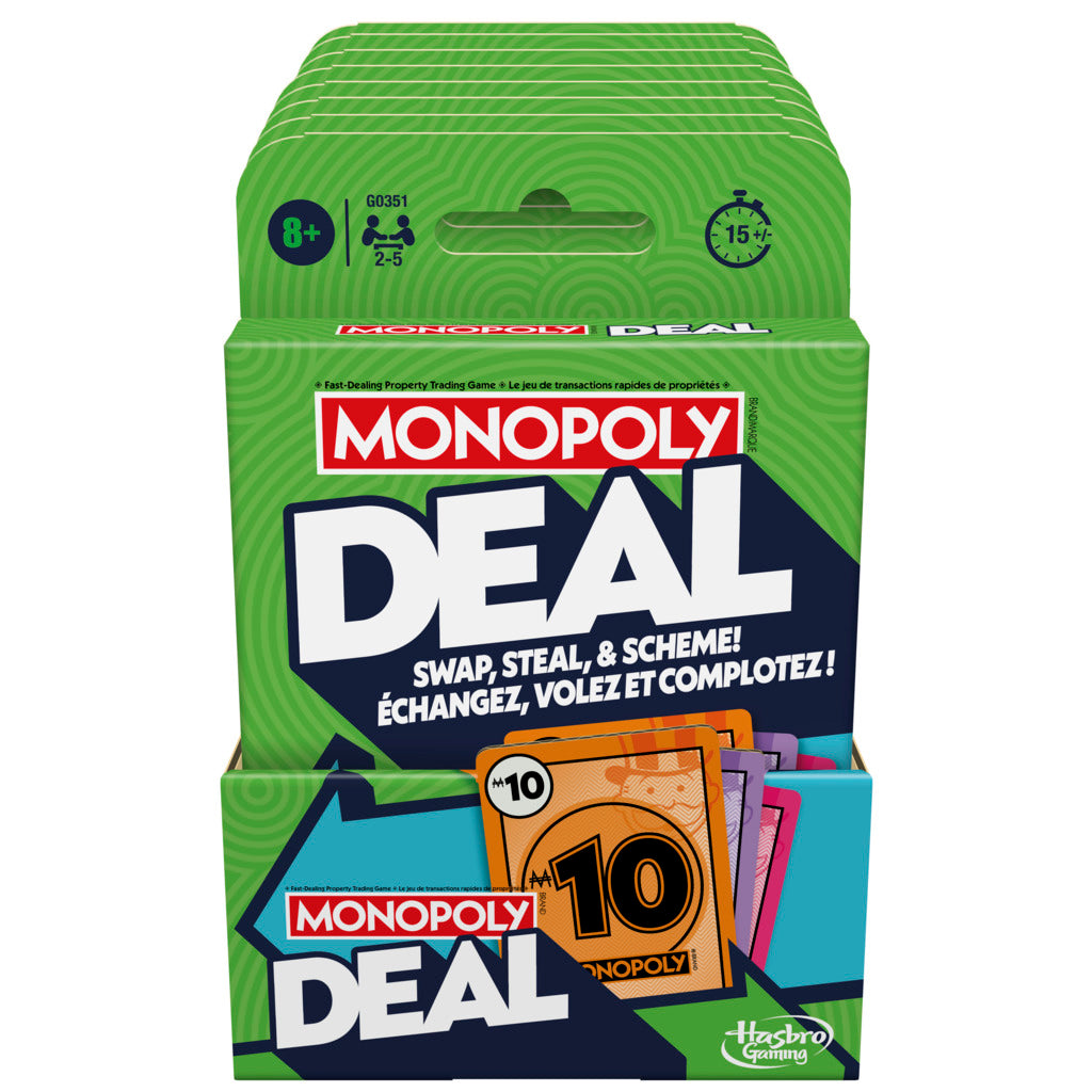 Fun Monopoly Deal Card Game for Ages 8 and Up
