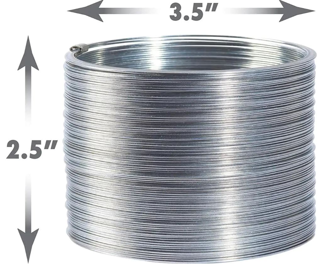 Huge Sale! Giant Metal Original Slinky Brand Classic Spring Toy for Ages 5+