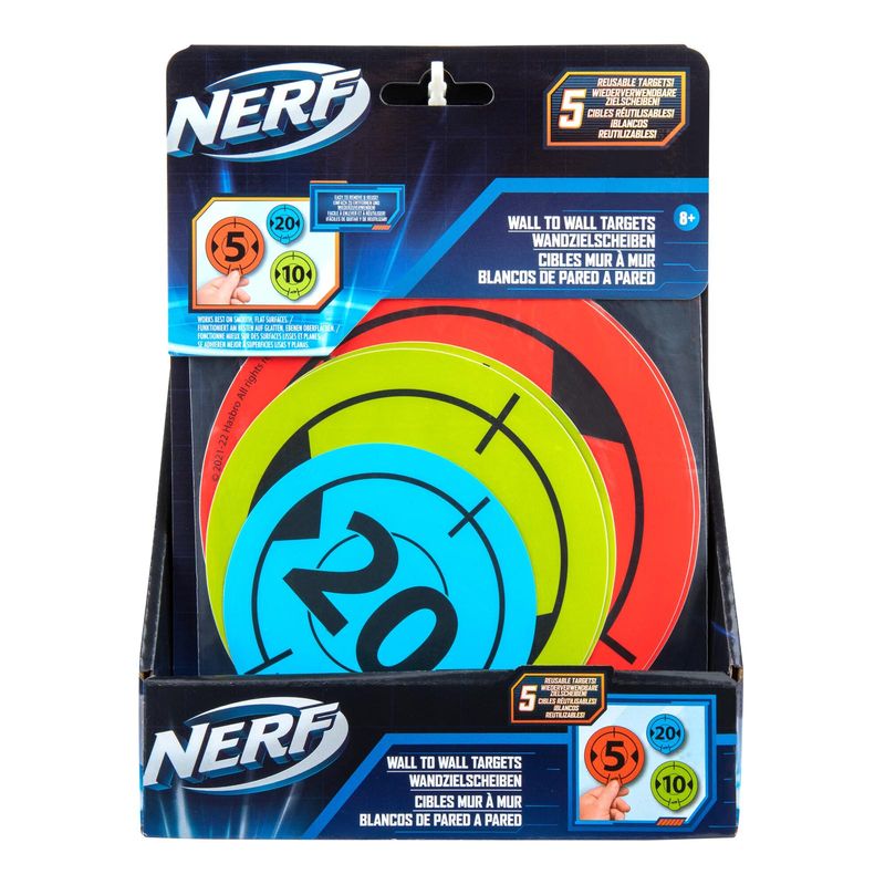 NERF Elite Wall - To - Wall Reusable Adhesive Shooting Targets