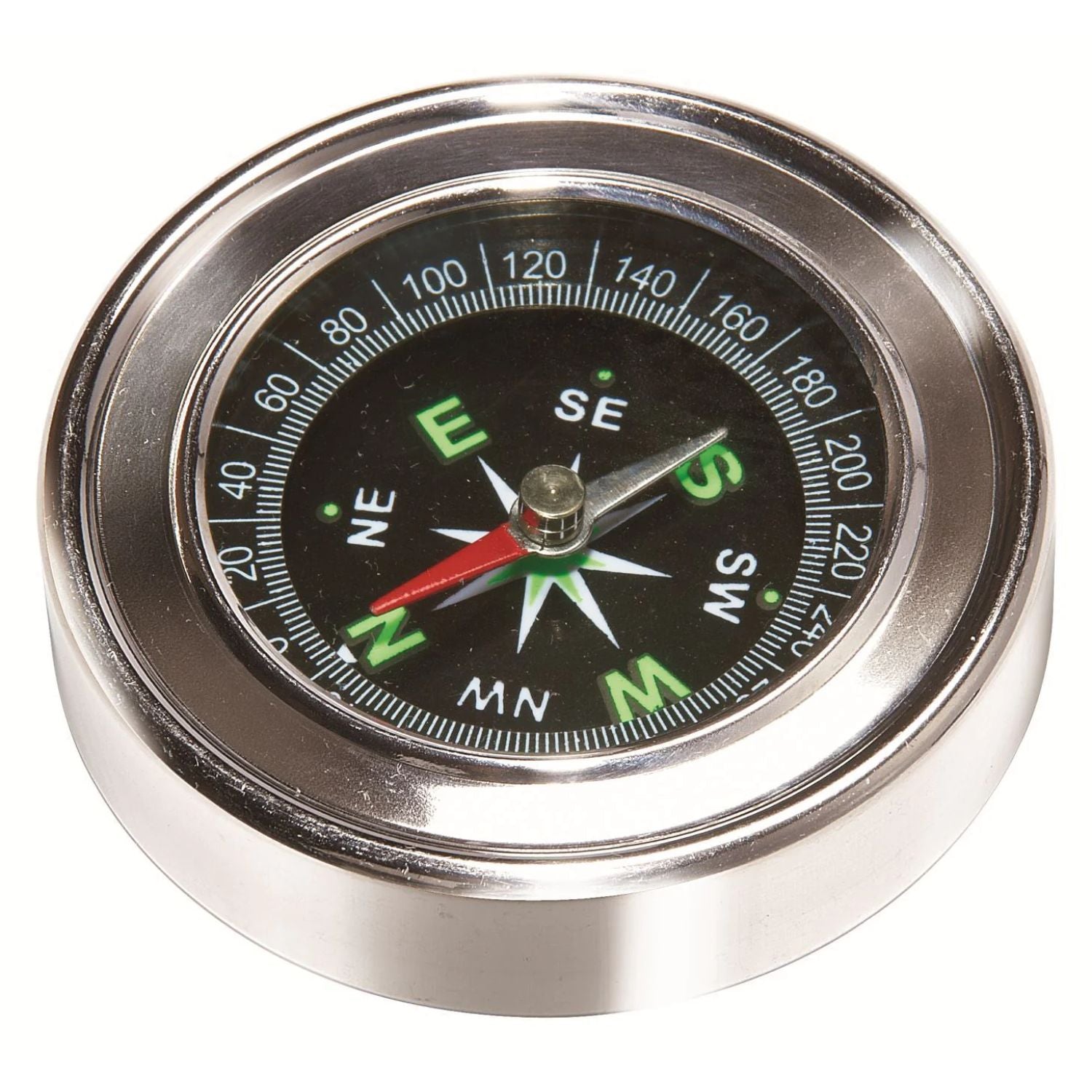 Amazing Stainless Steel Glow - in - the - Dark Compass