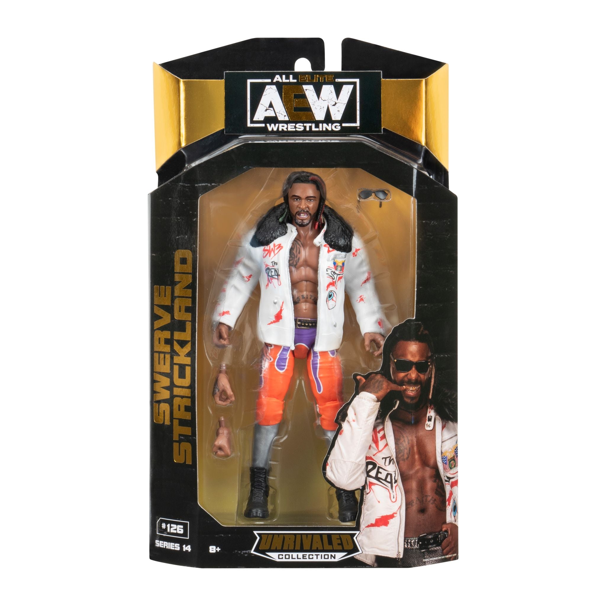 AEW 6.5 Inch Unrivaled Figure Swerve Strickland