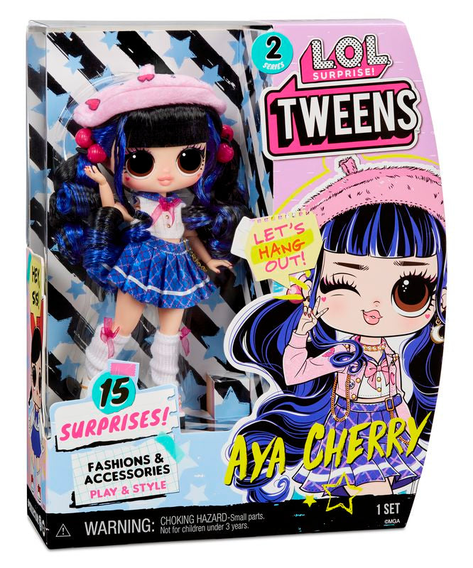 L.O.L. Surprise Tweens Season 2 Fashion Doll - Aya Cherry with 15 Surprises