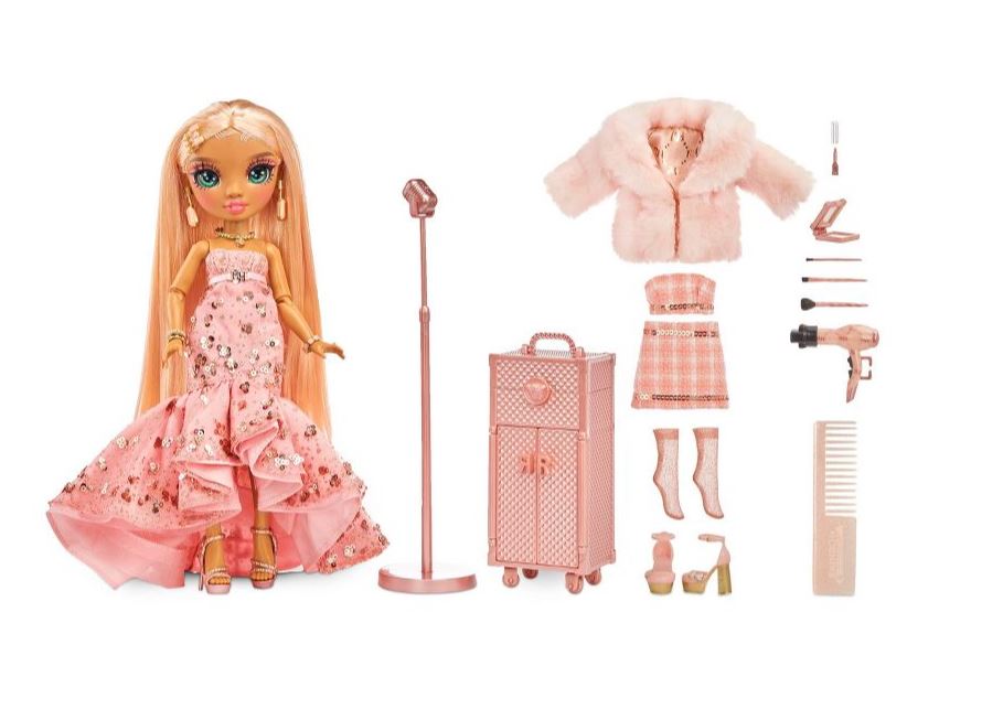 Rainbow High Rainbow Vision Diva Doll - Sabrina St. Cloud in Rose - Quartz Pink