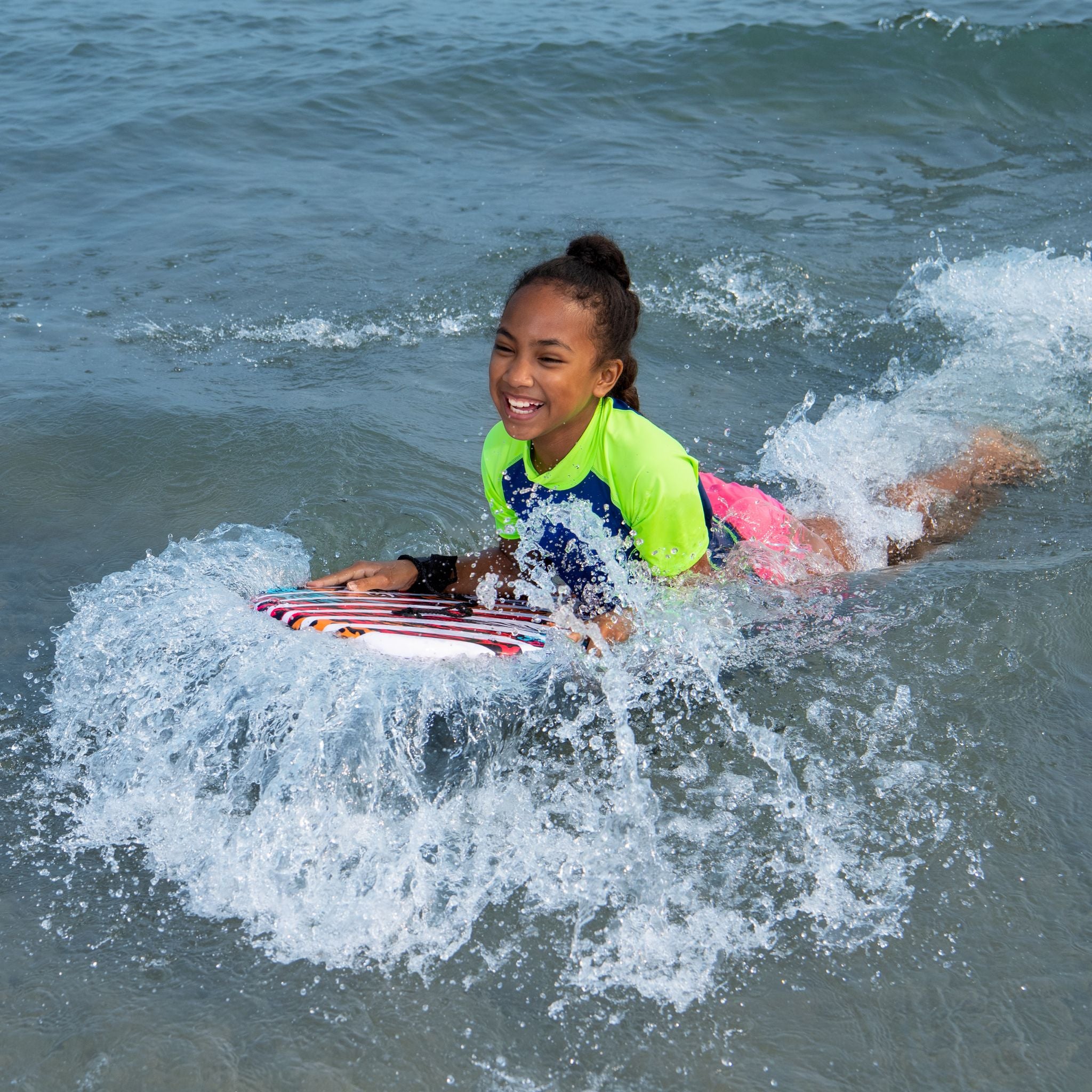 Aloha Red Coop Pipe 37-Inch Bodyboard - Ideal for Beginner Surfers