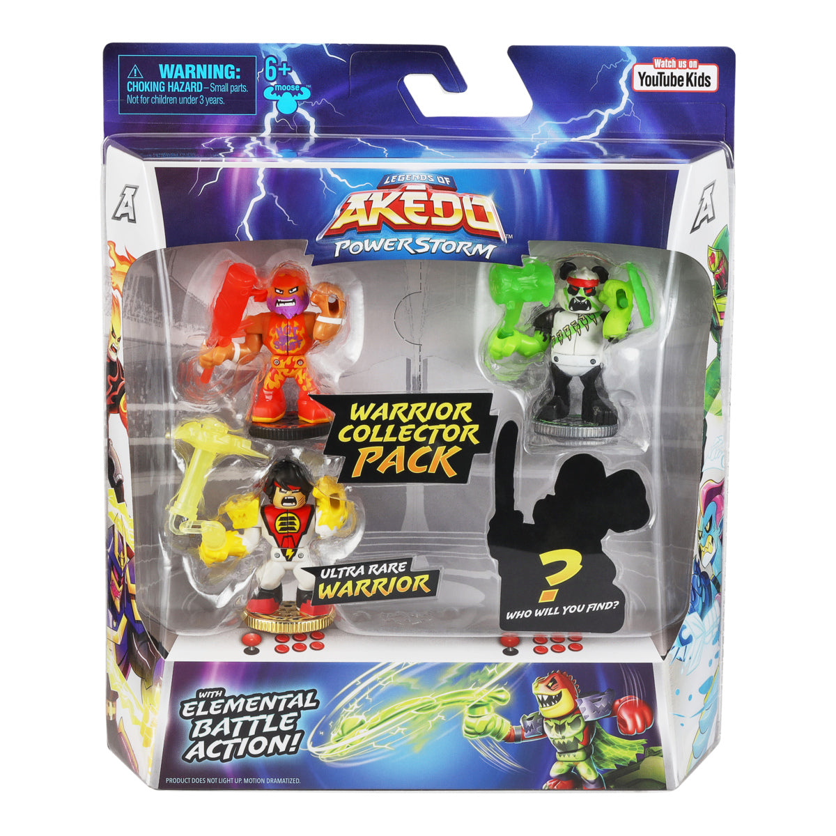 Hot! Akedo Powerstorm Warrior Panda Collector Pack