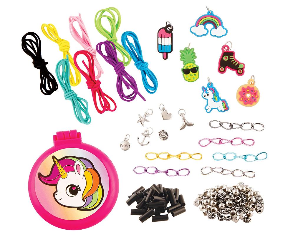 Crayola Fashionable Convertible Hair Tie Bracelets Kit - Great for Kids