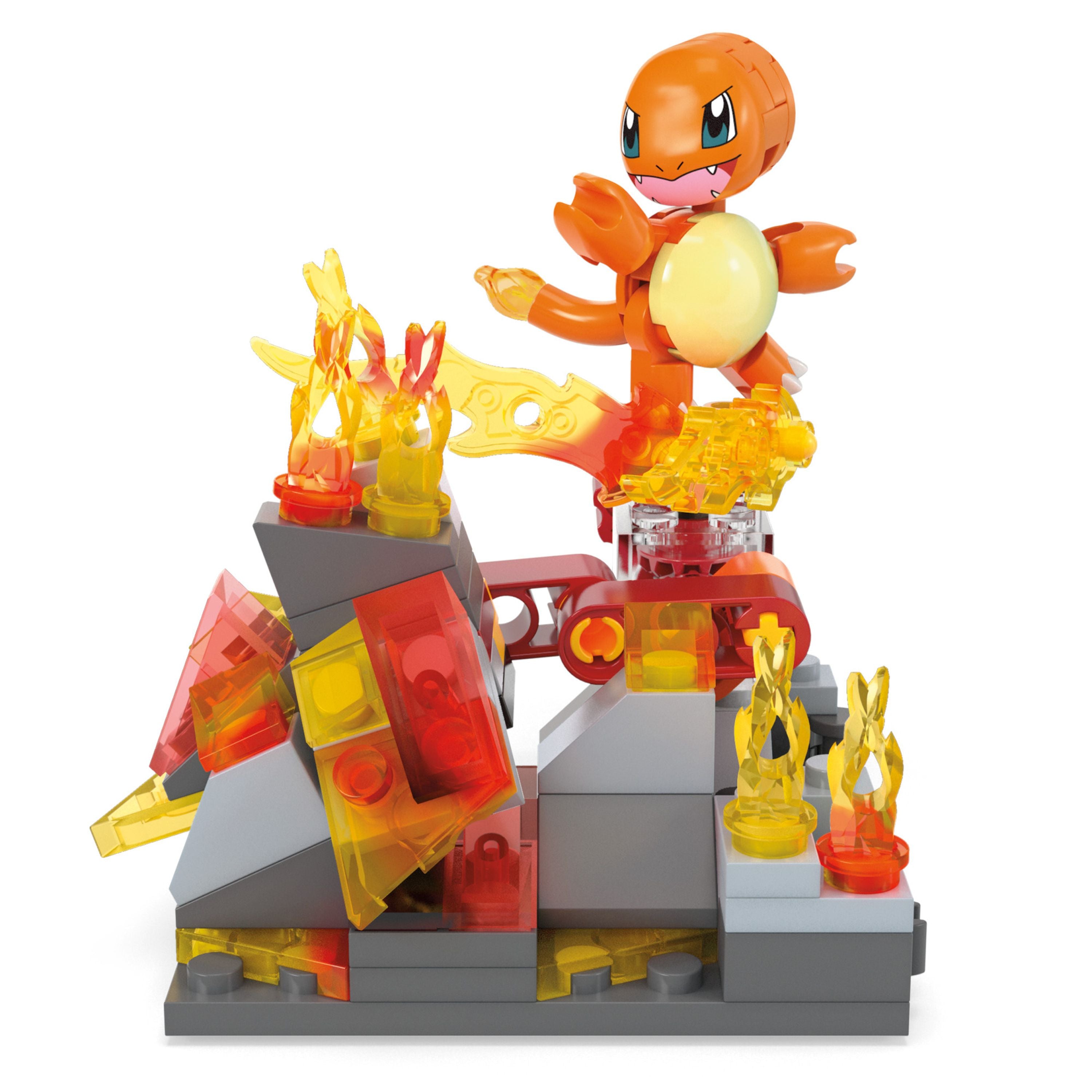 MEGA Construx: Pokemon Charmander's Fire-Type Spinning Set - Exclusive!