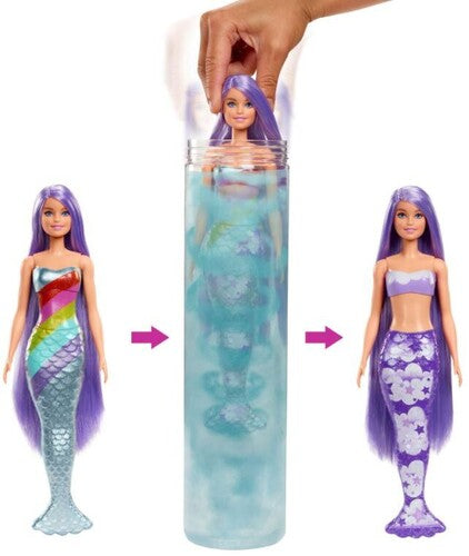 Hot! Barbie Colour Reveal Mermaid Doll Series