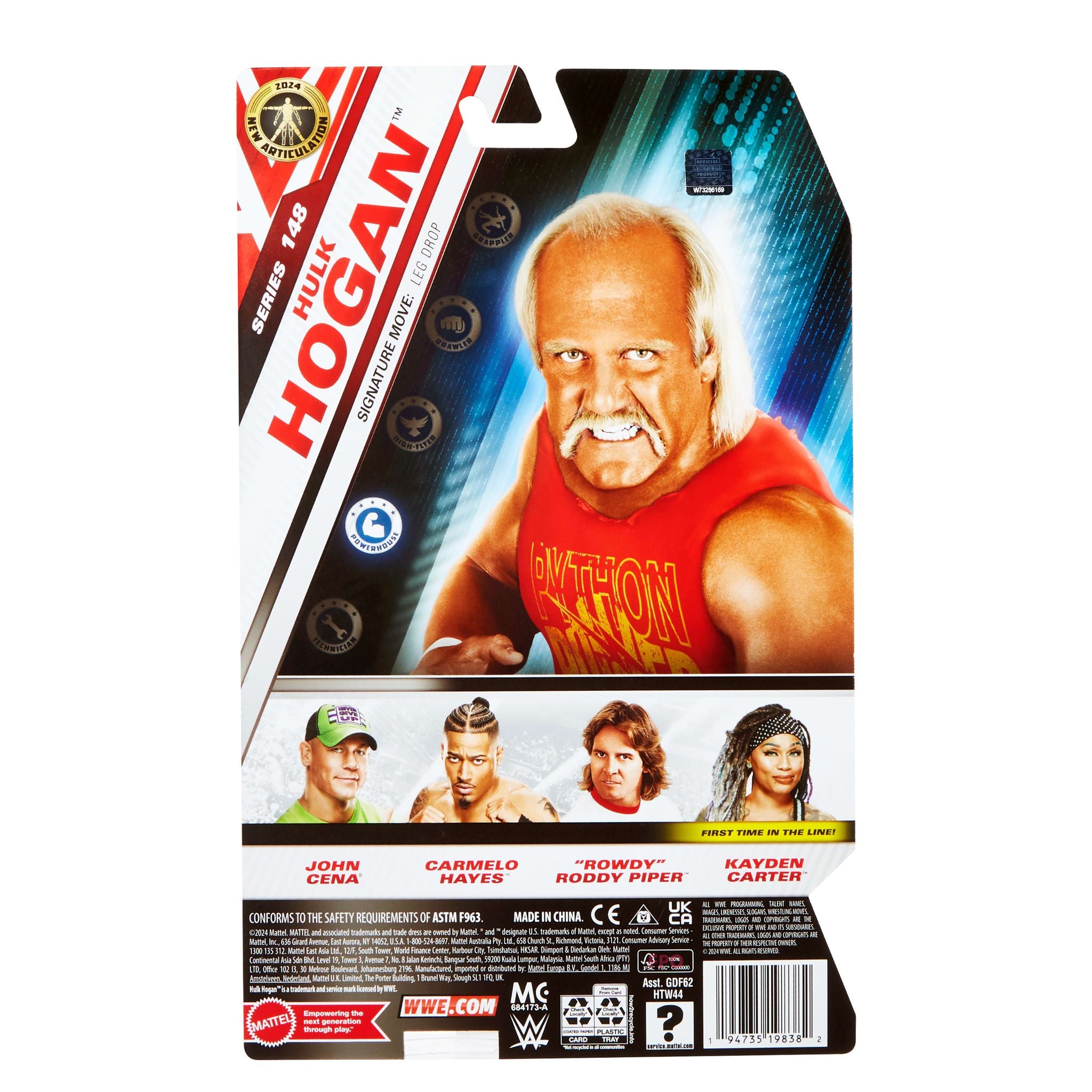 Hot! WWE Action Figure Series 148 - Hulk Hogan