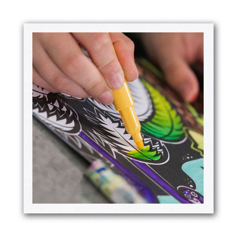 14-Piece Chameleon Kidz Art Portfolio Kit with Blendable Markers