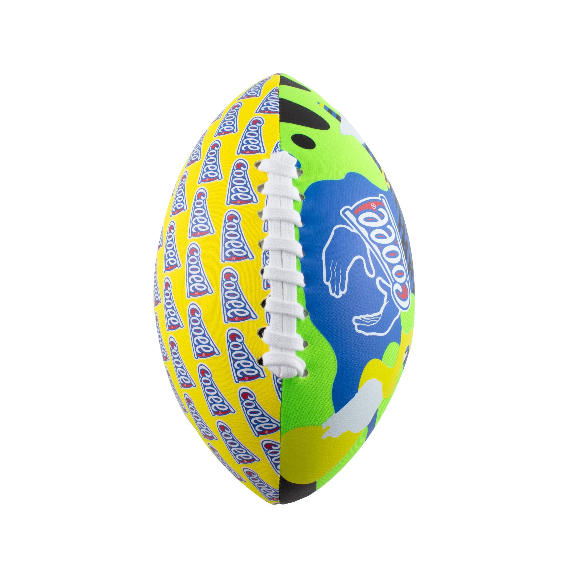 9-Inch Cooee Football with Assorted Vibrant Styles