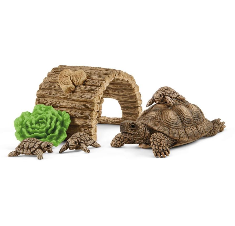 Schleich Tortoise Set: Exclusive Home for Reptiles