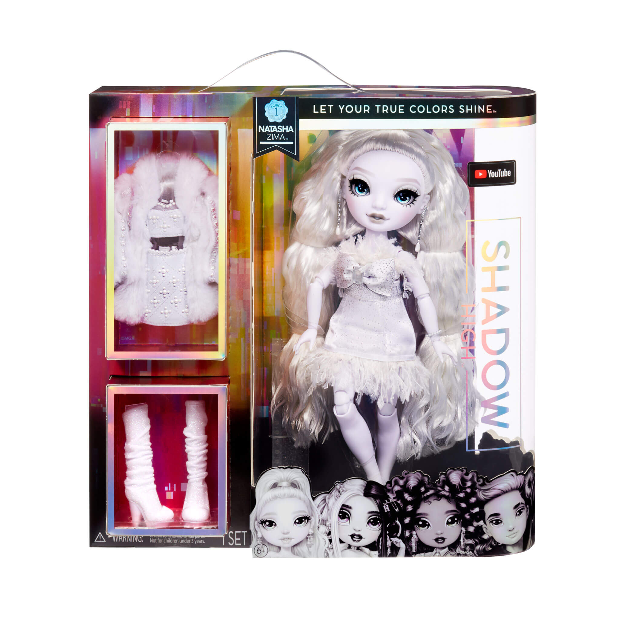 Unique Design Shadow High Fashion Doll - Natasha Zima in Dove White