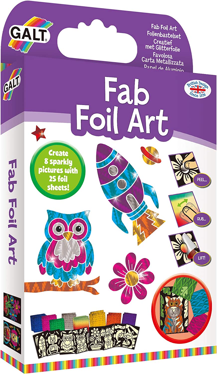 GALT Foil Art Kit - Create Sparkly Pictures