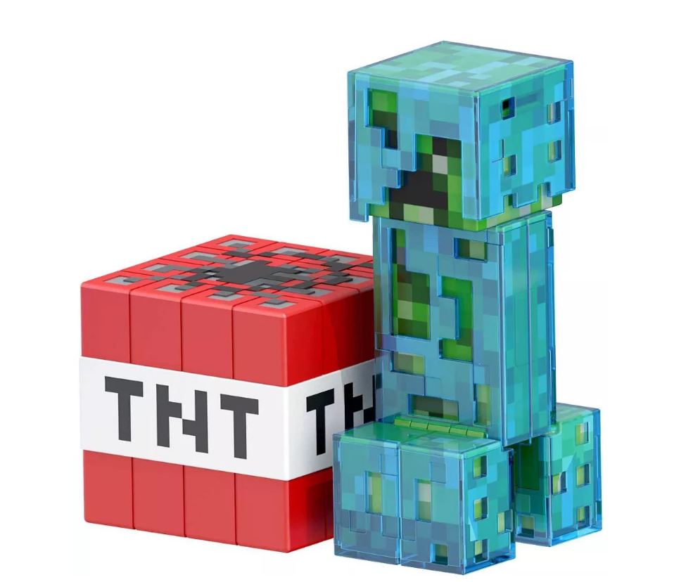 Exclusive Minecraft Diamond Level Creeper Action Figure
