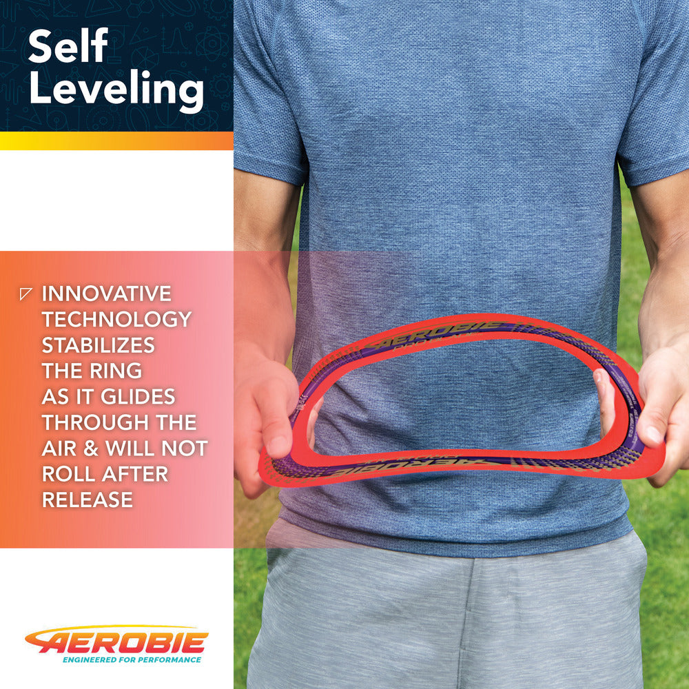 Hot Deal! Aerobie Red Pro Blade - Self - Leveling Throw Ring for All Ages
