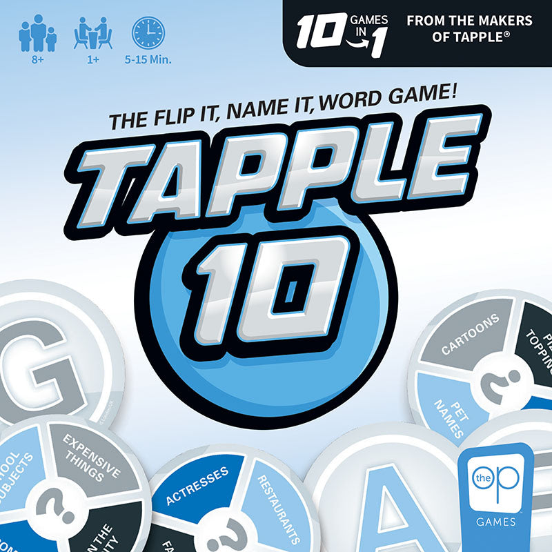 Tapple 10: 10 Fun and Challenging Word Games for Family and Friends - Perfect for On-the-Go!