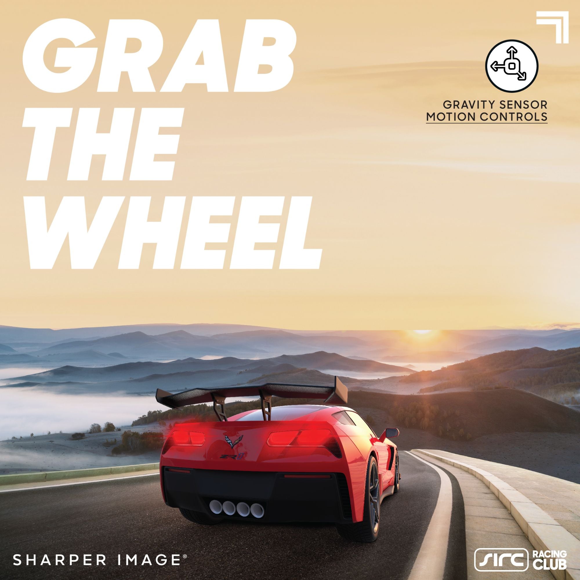 Sharper Image 1:16 Scale RC Real Drive Chevrolet Corvette with Dual Control Modes