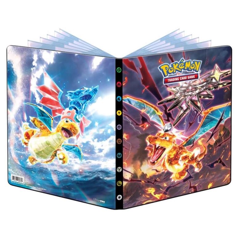 Ultra PRO 9 - Pocket Portfolio for Pokemon Scarlet & Violet 3: Obsidian Flames with Vibrant Art