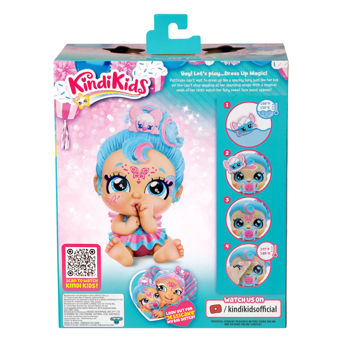 Kindi Kids Adorable Dress - Up Magic Fairy Baby Sister Patticake