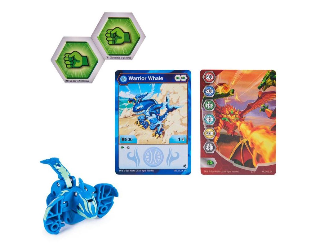 Hot Sale! Bakugan Evolutions Season 4 - Blue Warrior Whale Collectible Toy