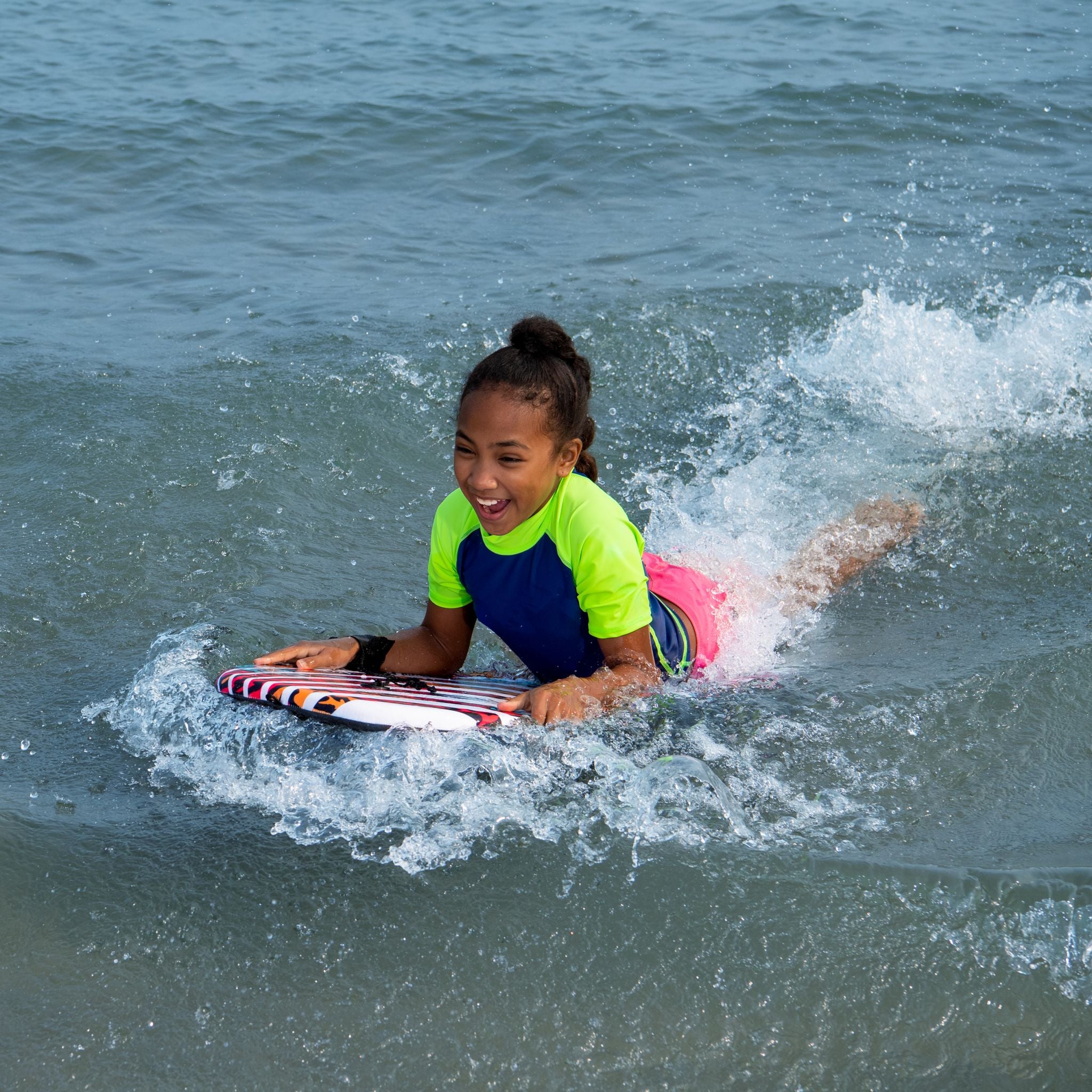 Aloha Red Coop Pipe 37-Inch Bodyboard - Ideal for Beginner Surfers
