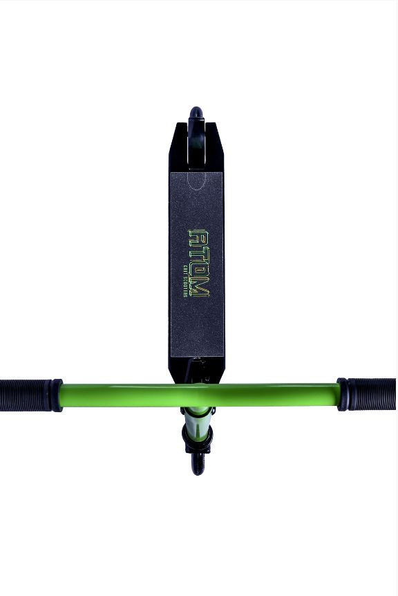 GRIT Atom Pro Scooter - Black/Green, Great Value for Beginners