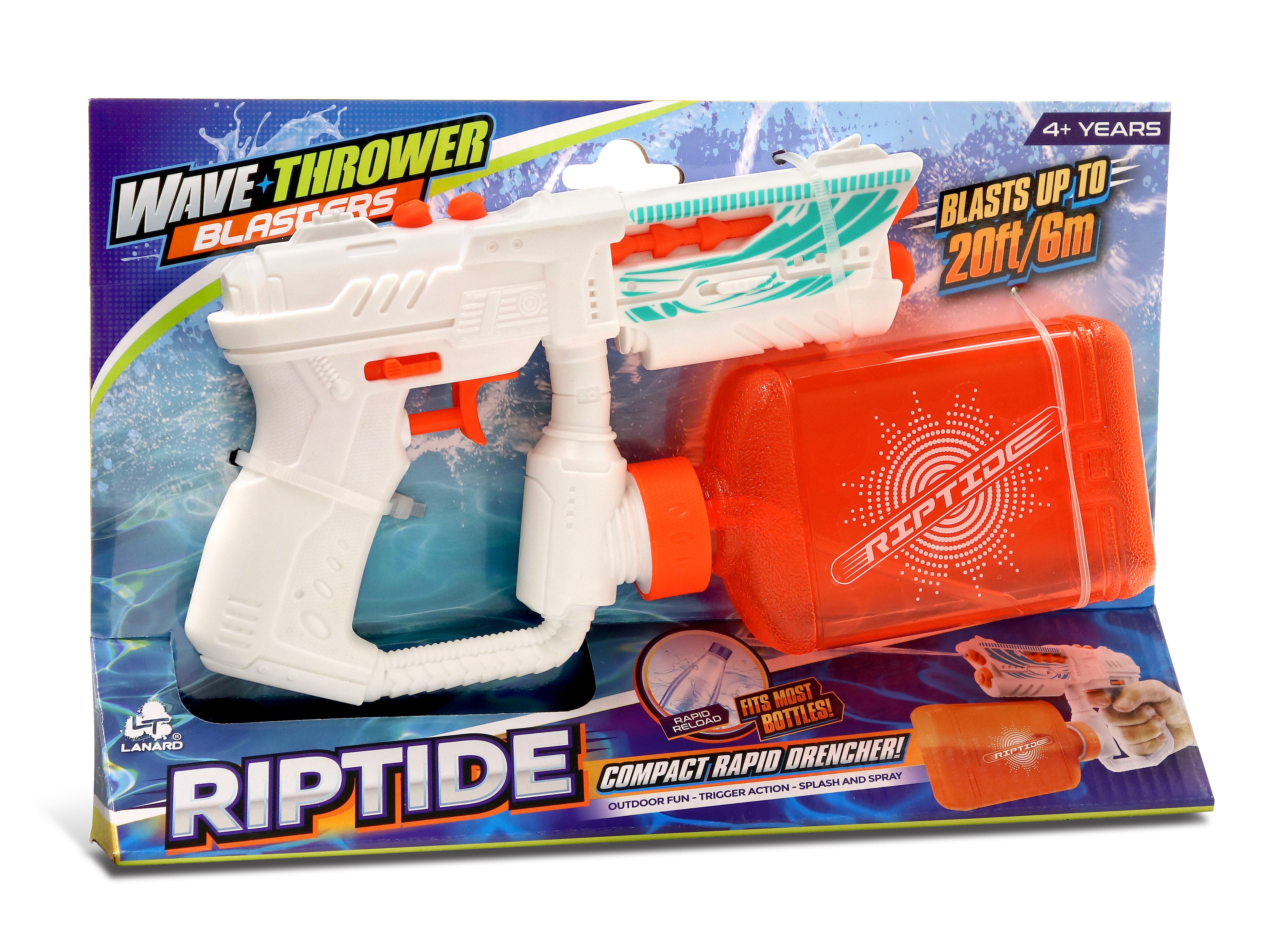 Hot Deal! Lanard Riptide Compact Wave Thrower Water Blaster for Kids Aged 4+
